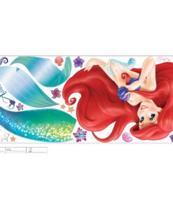 Alternative view of RoomMates RMK2360GM The Little Mermaid Ariel Peel and Stick Giant Wall Decals Pack of 1 Multicolor