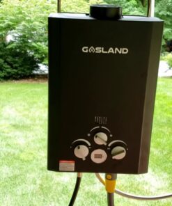 Tankless Water Heater, GASLAND Outdoors BE158B 1.58GPM 6L Portable Gas Water Heater, Instant Propane Water Heater, Overheating Protection, Easy to Install, Use for RV Cabin Barn Camping Boat, Black 30 81Njo0ipxKL