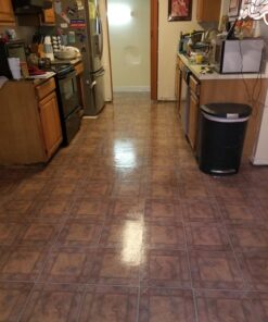 Nexus Self Adhesive 12-Inch Vinyl Floor Tiles, 20 Tiles - 12" x 12", Spanish Rose Pattern - Peel & Stick, DIY Flooring for Kitchen, Dining Room, Bedrooms & Bathrooms by Achim Home Decor 49 81NjpQ3MkmL 2