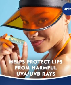 Alternative view of NIVEA Smoothness Lip Care SPF 15, Lip Balm SPF Stick, 0.17 Oz, Pack of 4 0.17 Ounce (Pack of 4)