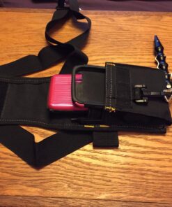 Custom Leathercraft CLC 1104 Construction Multi-Purpose Poly Tool Holder, Cell Phone Holder 1 68 81NkexLlQ7L