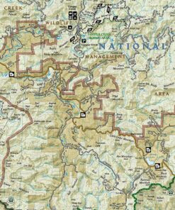 Alternative view of Springer and Cohutta Mountains Map [Chattahoochee National Forest] (National Geographic Trails Illustrated Map, 777)
