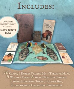 Tortuga 1667 Board Game, Treasure Plunder Game of Cards, Strategy, Deceit, and Luck for 2-9 Players 12 81NniPvJsYL
