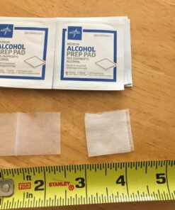 Alcohol Wipes | Individually Wrapped Alcohol Prep Pads with 70% Isopropyl Alcohol, Great for Medical & First Aid Kits | Sterile, Antiseptic 2-Ply Alcohol Swabs - 200 count 200 Count (Pack of 1) 34 81Nnw53VbDL