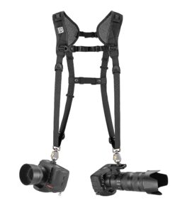 BLACKRAPID Double Breathe Camera Harness, Trusted Design For One Or Two SLR, DSLR, Mirrorless Cameras One Size Black 24 81No3yXCh9L