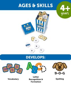Learning Resources Pop for Letters, Early Phonics Game, Alphabet Recognition, ABCs, 8 Pop Cards, Ages 4+, Grades PreK+ 14 81NqT8vvuL