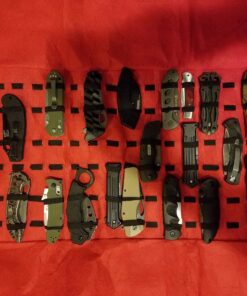 UNITED CUTLERY Large Knife Roll - PVC Exterior, Felt Interior, Carrying Handle, Holds Up to 50 Knives of Different Sizes, Quick-Release Buckle Straps 30 81Nr0W8GIL