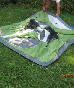 Coleman Sundome Camping Tent, 2/3/4/6 Person Dome Tent with Snag-Free Poles for Easy Setup in Under 10 Mins, Included Rainfly Blocks Wind & Rain, Tent for Camping, Festivals, Backyard, Sleepovers Palm Green 3 Person 34 81Nr2VURRTL