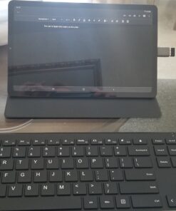 Arteck 2.4G Wireless Keyboard Stainless Steel Ultra Slim Full Size Keyboard with Numeric Keypad for Computer/Desktop/PC/Laptop/Surface/Smart TV and Windows 10/8/ 7 Built in Rechargeable Battery 34 81NrJwk3HNL