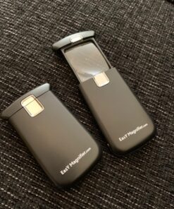 EasY Magnifier Small Pocket Magnifying Glass 3X with LED Light For Reading Fine Print; Mini Lighted Hand Held Acryl Lens; Read Lables In Stores; Magnify Glasses For Close Work;Helpful Gift For Seniors 42 81NrKGLsI7L