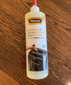 Fellowes Powershred Performance Shredder Oil, 16 oz. Extended Nozzle Bottle (3525010) 15 81NsFEenQJL