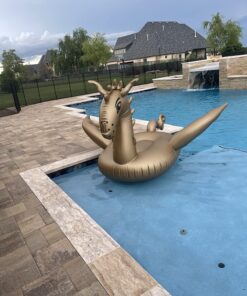 Luxy Float Inflatable Pool Float, Large Water Pool Toys for Adults and Family, Swimming Pool Floats for Party Fun Dragon 35 81NsQy088uL