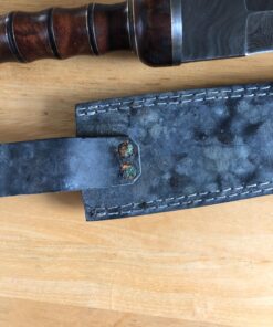 GladiatorsGuild 2607 Custom Handmade Damascus Steel Roman Gladius Sword Dagger Knife Short Sword Red Wood Handle (Replica) 49 81Ntg8jgatL