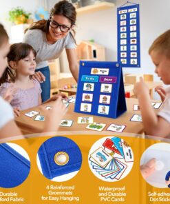 Torlam Visual Schedule for Kids Chore Chart, Morning Bedtime Routine Chart for Toddlers, Responsibility Daily Schedule Board Communication Cards Autism Learning Materials for Home School, 86 Cards 35 81NtmeCLxbL