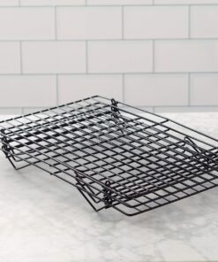 Wilton Excelle Elite 3-Tier Cooling Rack for Cookies, Cake and More - Cool Batches of Cookies, Cake Layers or Finger Foods, Black 38 81NuC7obfgL