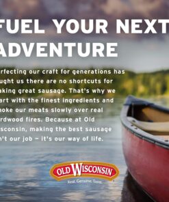 Old Wisconsin Turkey Sausage Snack Sticks, Naturally Smoked, Ready to Eat, High Protein, Low Carb, Keto, Gluten Free, 6 Ounce Resealable Package 24 81Nujup6VLL