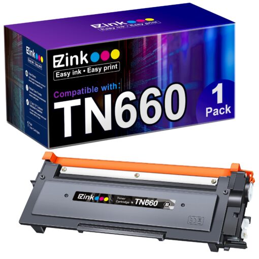 E-Z Ink (TM) Compatible Toner Cartridge Replacement for Brother TN660 TN630 High Yield to use with HL-L2300D HL-L2380DW HL-L2320D DCP-L2540DW HL-L2340DW HL-L2360DW MFC-L2720DW Printer (Black)