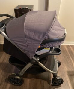 Chicco Bravo 3-in-1 Trio Travel System, Quick-Fold Stroller with KeyFit 30 Infant Car Seat and base | Camden/Black 45 81Nw3jqWVcL