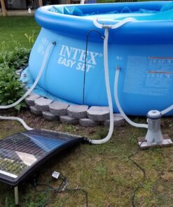 GAME 4721-BB SolarPRO Curve Solar Pool Heater, Made for Intex & Bestway Above-Ground and Inground Pools, Includes Intex Adapters, 2 Hoses & Clamps 42 81Ny8APZSpL 2