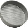 USA Pan Bakeware Round Cake Pan, 9 inch, Nonstick & Quick Release Coating, 9-Inch,Aluminized Steel 14 81NzKRX0vL