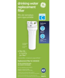 GE FXUTC Drinking Water System Replacement Filter , White , Green 5 81NziL4q8L