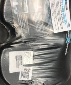 Xtreme Comforts Seat Cushion, Office Chair Cushions - Pack of 1 Padded Foam Cushion w/Handle for Desk, Wheelchair & Car Use - Back Support Pillow for Chair - Travel Bag Included Coccyx Coccyx Black 41 81O AiafStL