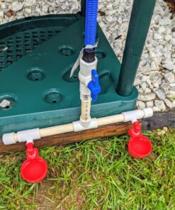 5 PVC Tee for Threaded Red Chicken Nipples Or Threaded Brass Rabbit Nipples 10 81O AugYR2L