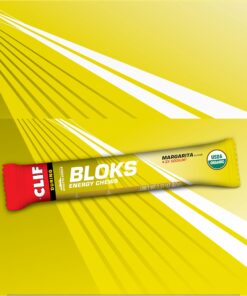 CLIF BLOKS - Margarita Flavor with 3X Sodium - Energy Chews - Non-GMO - Plant Based - Fast Fuel for Cycling and Running - Quick Carbohydrates and Electrolytes - 2.12 oz. (18 Count) Margarita w/ Sea Salt 23 81O1BXAVP7L