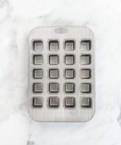 USA Pan Bakeware Aluminized Steel Brownie Bite Pan, 20 Well 20-Well Brownie Bites 16 81O1T2 5gpL