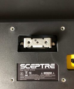 Sceptre E205W-1600 20" 75Hz Ultra Thin LED Monitor HDMI VGA Build-in Speakers, Metallic Black (2018 version) Single 35 81O1rfUsSFL