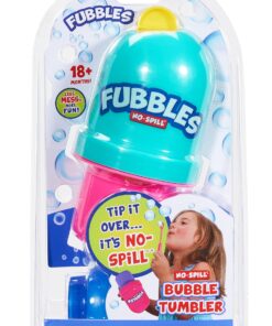 Fubbles Bubbles No-Spill Bubbles Tumbler | Bubble toy for babies toddlers and kids of all ages | Includes 4oz bubble Solution and bubble wand (tumbler colors may vary) 18 81O3hKtbEOL