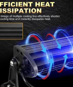 Auxbeam 22 Inch LED Light Bar Curved 120W LED Off Road Driving Lights Spot Flood Combo Fog Lamp 5D Lens with Wiring Harness for Pickup Car Trucks SUV ATV UTV Offroad Vehicle 22 Inch Curved Led Bar 48 81O3o076FGL