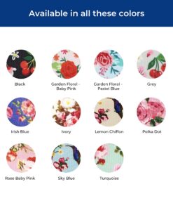 Blueberry Pet Essentials Spring Scent Inspired Garden Floral Adjustable Dog Collar in Baby Pink, Large, Neck 18"-26" Garden Floral - Baby Pink 9 81O6DqJ 8L 1