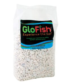GloFish aquarium Gravel 5 Pounds, White, Complements GloFish Tanks (29022) White Frost 35 81O6S3 GE L