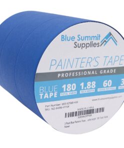 Alternative view of 3 Pack 1.88 Inch Blue Painters Tape, Medium Adhesive That Sticks Well but Leaves No Residue Behind, 60 Yards Length, 3 Rolls, 180 Total Yards