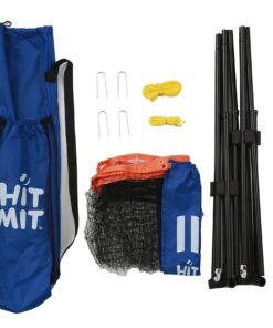 JOOLA HIT MIT Adjustable Height Portable Badminton Net Set - Competition Multi Sport Indoor or Outdoor Net for Playing Pickleball, Kids Volleyball, Soccer Tennis, Lawn Tennis - Easy and Fast Assembly 10 FT 23 81O72Yvb1iL