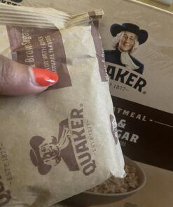 Quaker Instant Oatmeal, Maple & Brown Sugar, Individual Packets, 1.51 Ounce (Pack of 48) 26 81O7jCrF3L