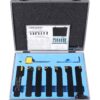 Accusize Industrial Tools 3/4'' Shank 7 Pc Indexable Carbide Turning Tool Set in Fitted Box, 2387-2006 7 Inserts Installed 16 81O7sM0IXL