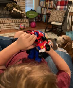 Transformers Playskool Heroes Rescue Bots Optimus Prime Converting Toy Robot Action Figure, Toys for Kids Ages 3 and Up 22 81O8CazAqVL