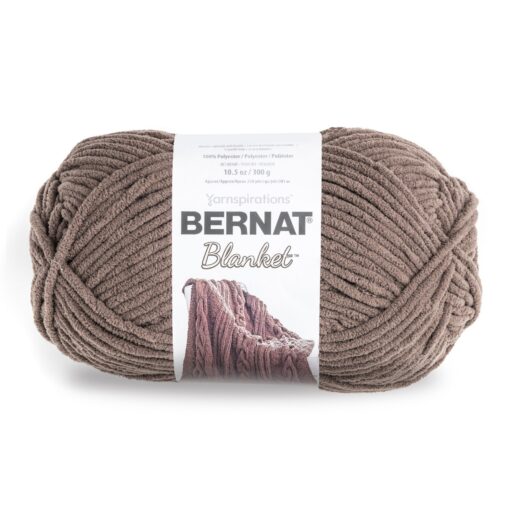 Bernat Blanket Yarn, Taupe Big Ball