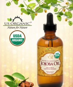 Alternative view of US Organic Jojoba Oil, USDA Certified Organic,100% Pure & Natural, Cold Pressed Virgin, Unrefined, Haxane Free, Sourced from Middle East Directly (Medium (4oz, 115ml)) 4 Fl Oz (Pack of 1)