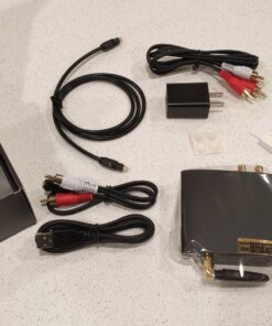 1Mii HiFi Bluetooth 5.0 Music Receiver for Home Stereo with LDAC, Bluetooth Audio Adapter with Audiophile DAC aptX HD, RCA Optical Output for AV Receiver or Stereo Amplifier - Lavaudio DS200Pro Black 38 81OCDsS3aL