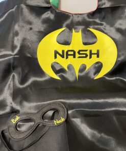 D.Q.Z Kids Superhero-Capes and Masks for Boys Girls Bulk, Children Super Hero Costume Halloween Dress Up Party Favors, 3 Pack 23 81OE9FFbXwL