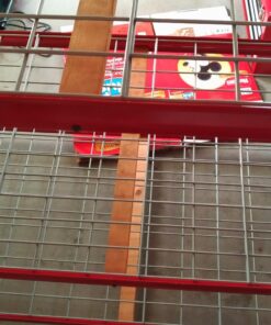 Muscle Rack UR184872-R 5-Shelf Steel Shelving Unit, 48" Width x 72" Height x 18" Length, Red 72" Height x 60" Width x 24" Depth 29 81OEe knZmL