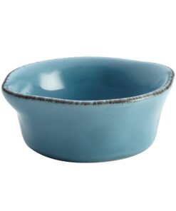 Alternative view of Rachael Ray Cucina Stoneware 4-Piece Dipping Cup Set, Assorted Cranberry Red