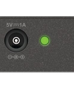 Alternative view of D-Link Ethernet Switch, 5 Port Gigabit Unmanaged Metal Desktop Plug and Play Compact (DGS-105),Black 5-Port Gigabit Switch