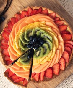 Yamteck 11 Inch 9 Inch Round Tart Pans 4 Inch Mini Tart Pans with Removable Bottom. Quiche Pan with Non-Stick Coating, Rugged Carbon Steel. Pie Pan for Halloween Christmas Party Festival. Set of 4 Round 11''+9''+4'' 22 81OGIZS7IsL