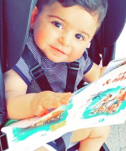 Hot Mom Baby Stroller: Baby Carriage with Adjustable Seat Height Angle and Four-Wheel Shock Absorption,Reversible,High Landscape and Fashional Pram (Black) Black 41 81OGpHlR tL