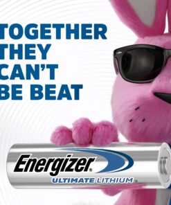 Energizer AA Batteries, Ultimate Double A Battery Lithium, 12 Count 12 Count (Pack of 1) 35 81OGwyFElHL