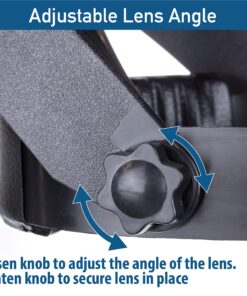 SE Illuminated Dual Lens Flip-In Head Magnifier, Head Magnifier, Tools for Repair & Precision Work, Adjustable Headlamp, 4.5X Loupe Magnifying, Black Improved LED Head Magnifier 13 81OGxiFY2RL